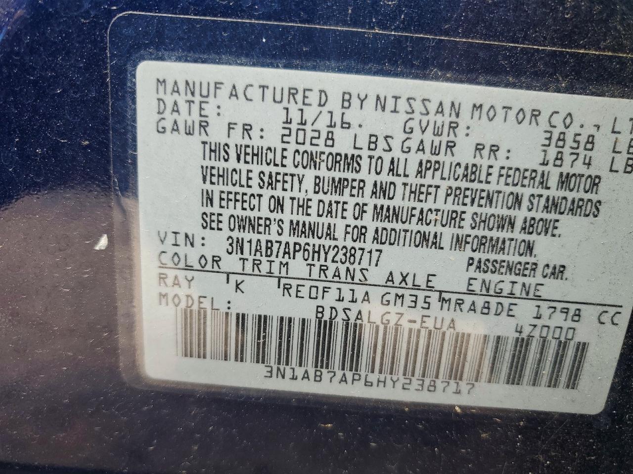 Nissan Sentra Sl