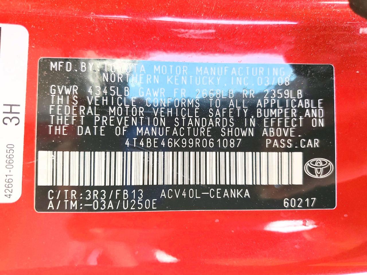 Toyota Camry Le