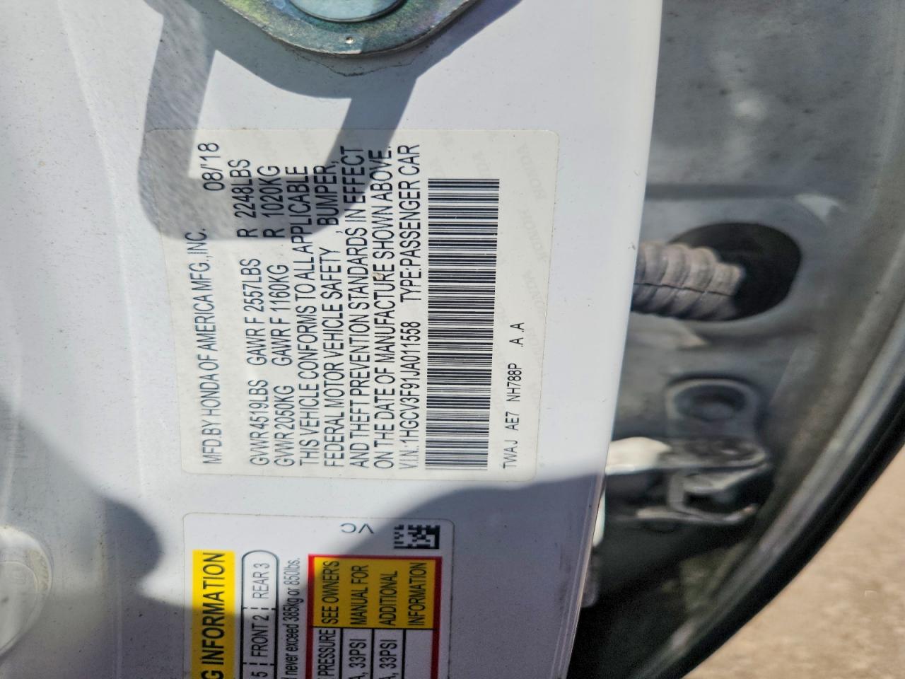 Honda Accord Touring Hybrid