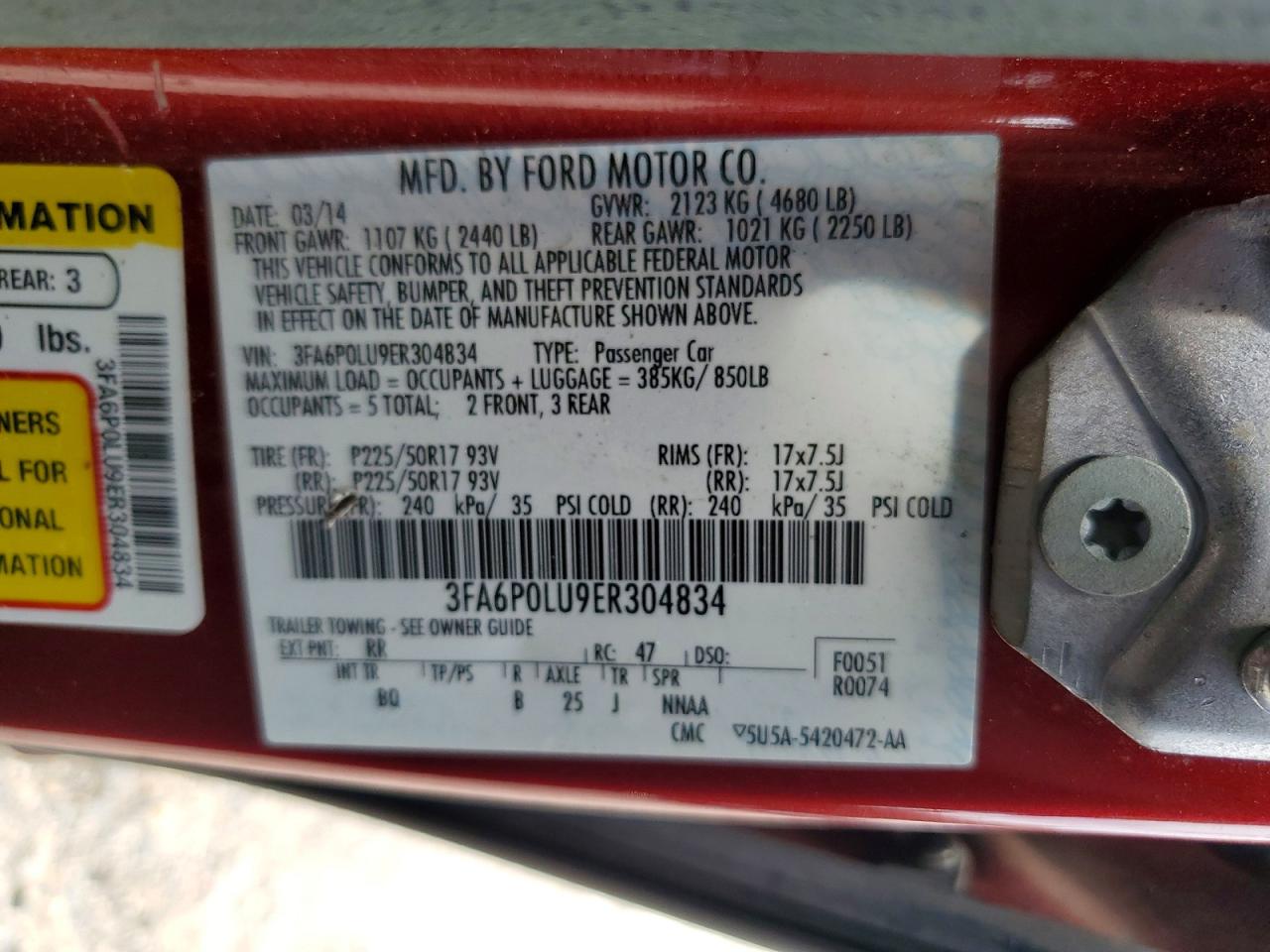 Ford Fusion Se Hybrid