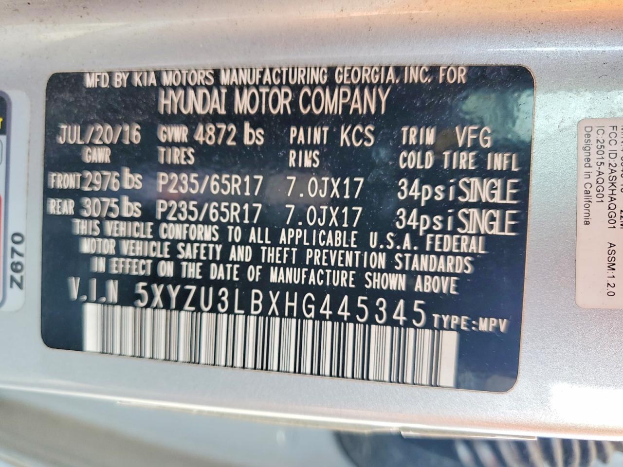 Hyundai SANTA FE 2.4l