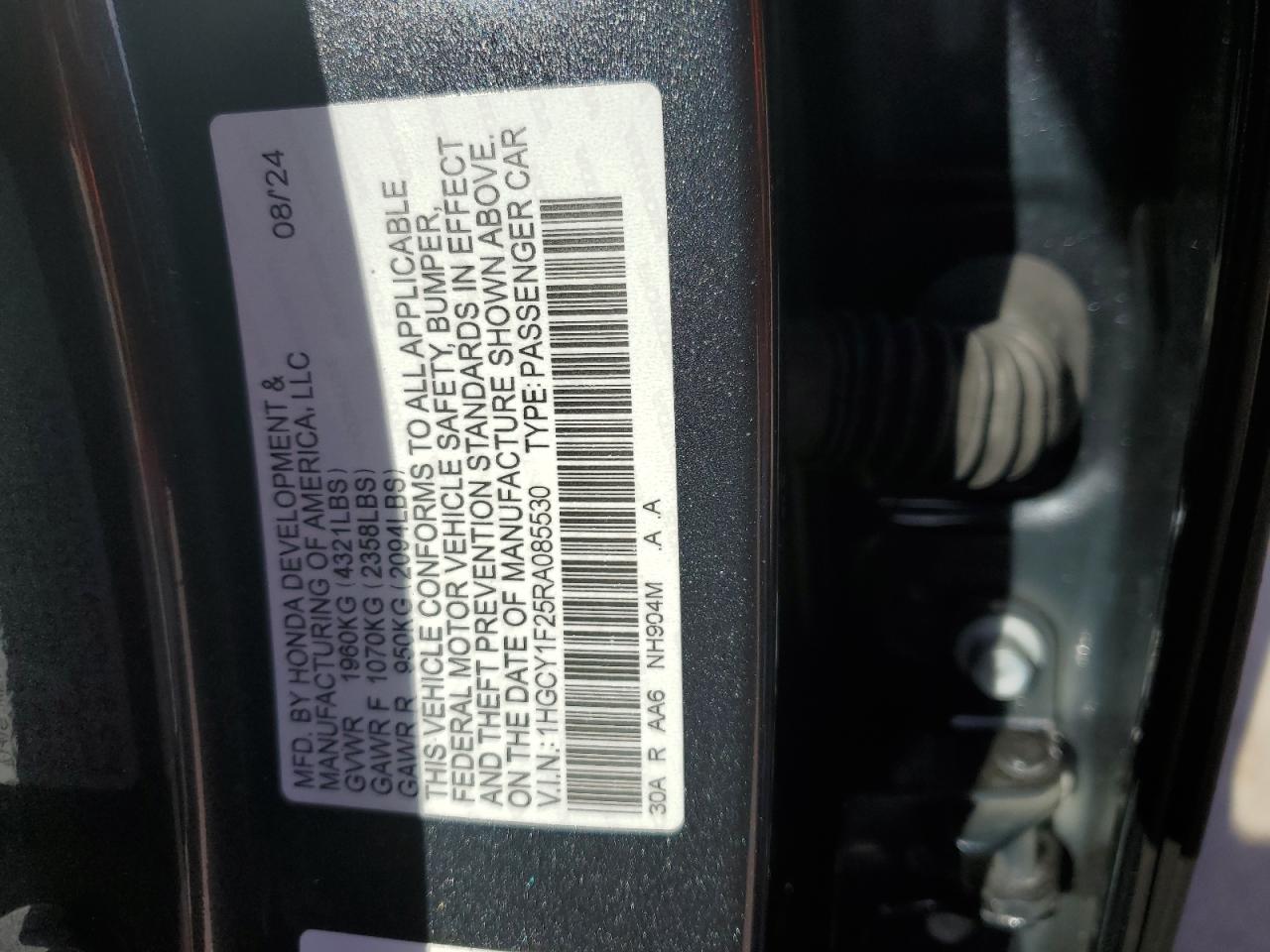 Honda Accord Lx