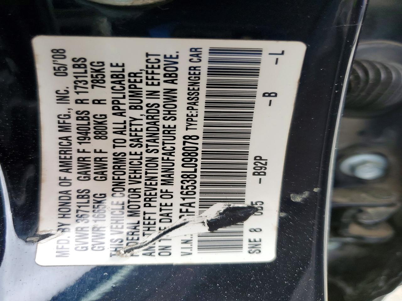Honda Civic Lx