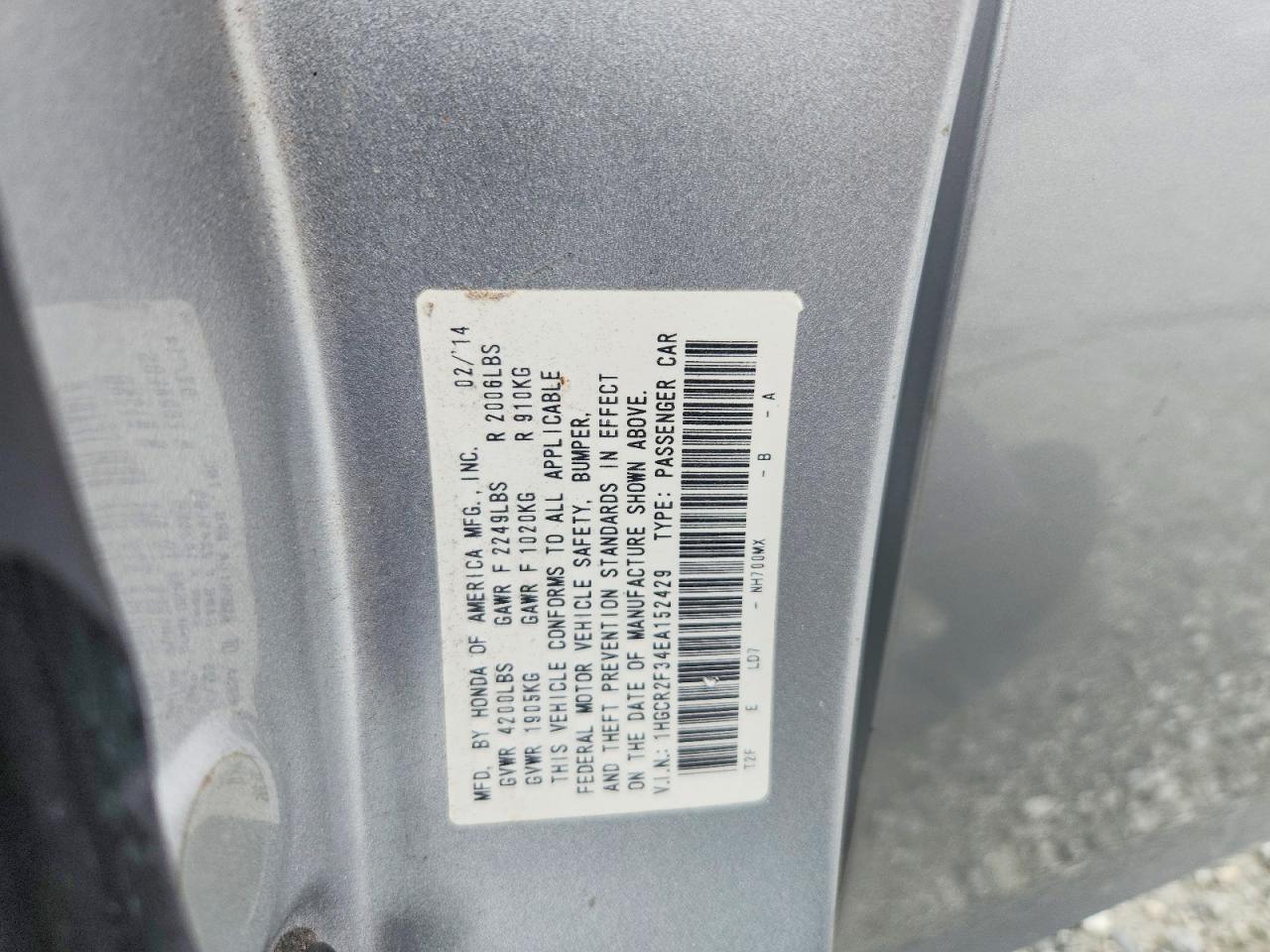 Honda Accord Lx