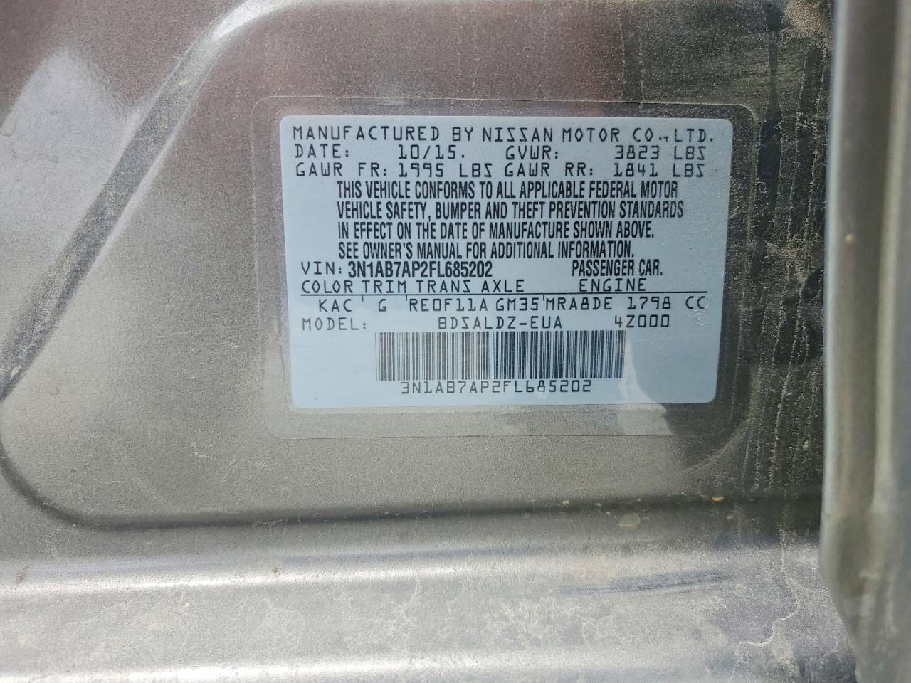 Nissan Sentra Sv