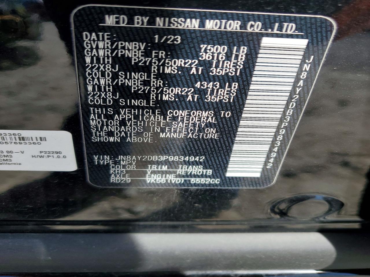 Nissan Armada Platinum