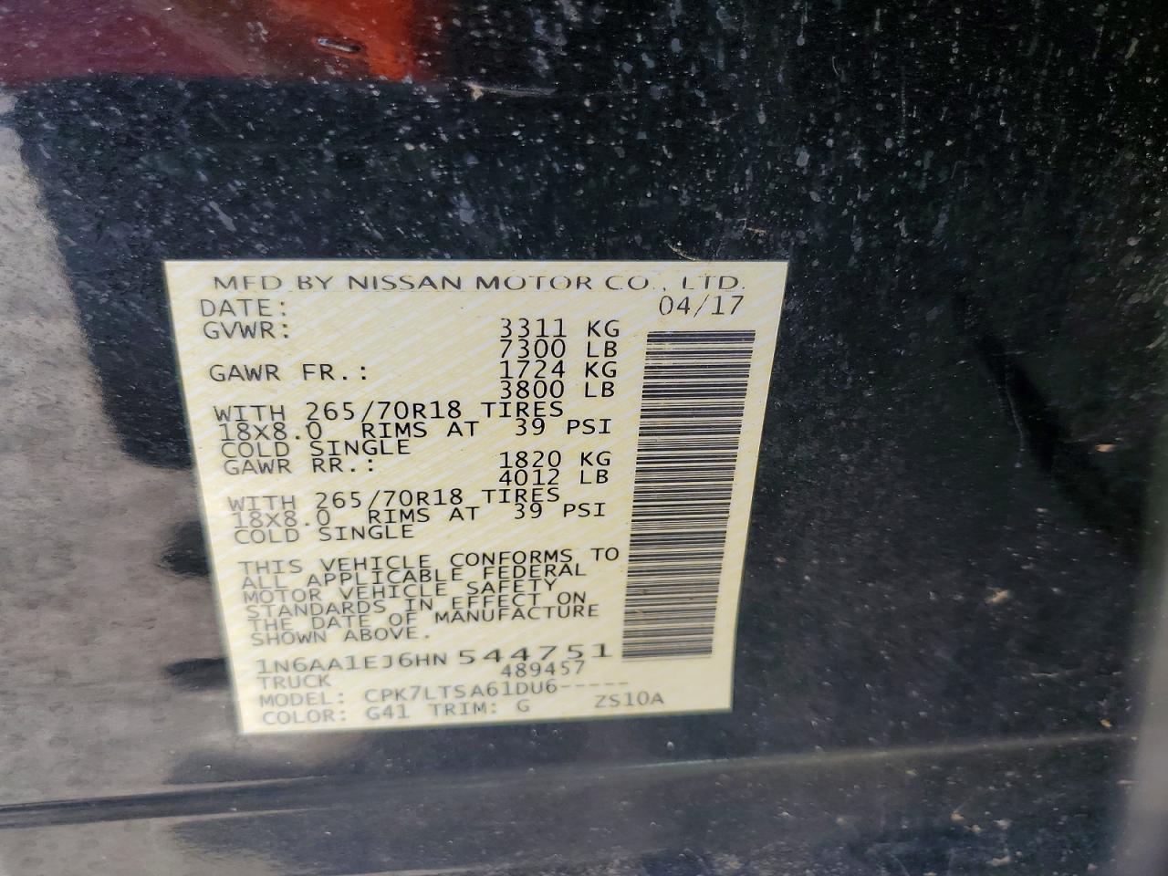 Nissan Titan S