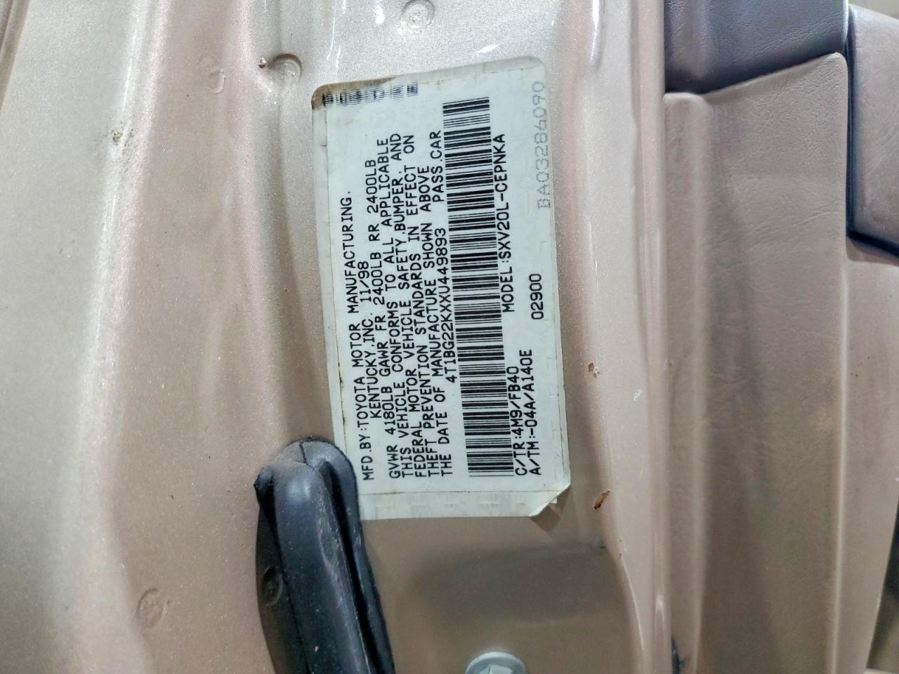 Toyota Camry Le