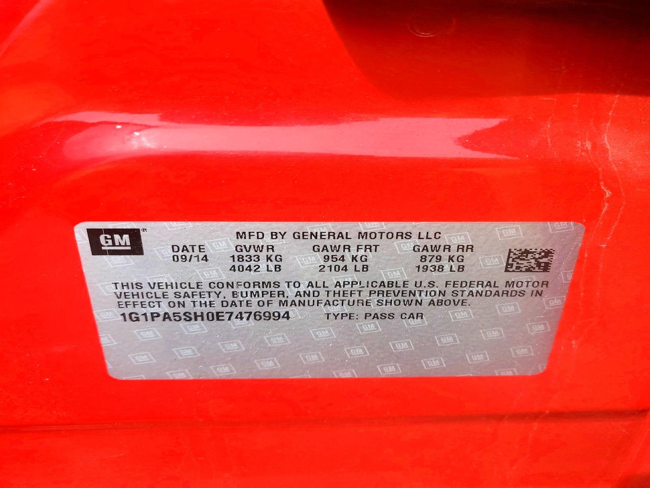 Chevrolet Cruze Ls