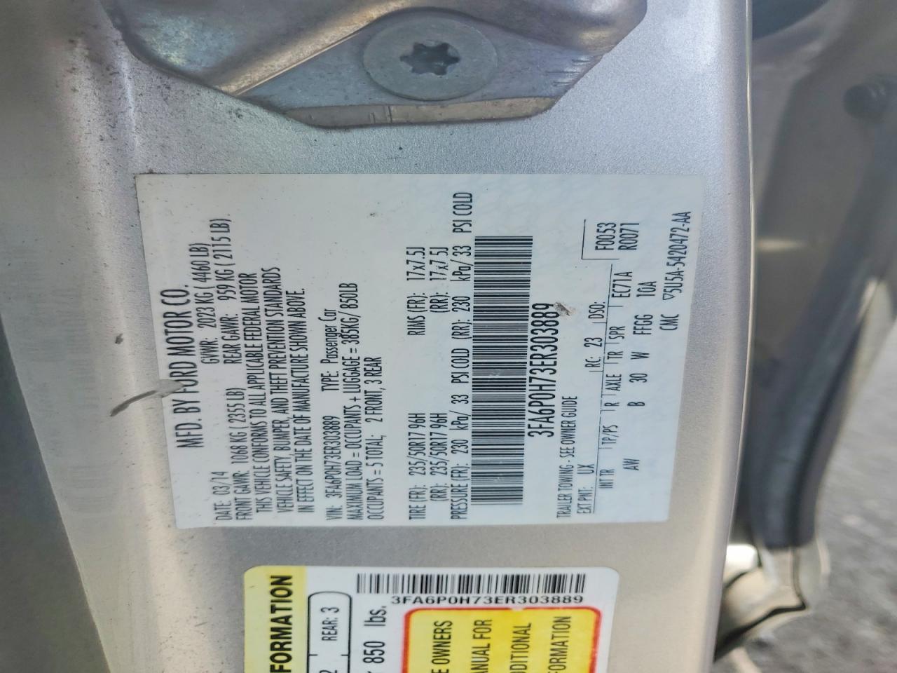 Ford Fusion Se