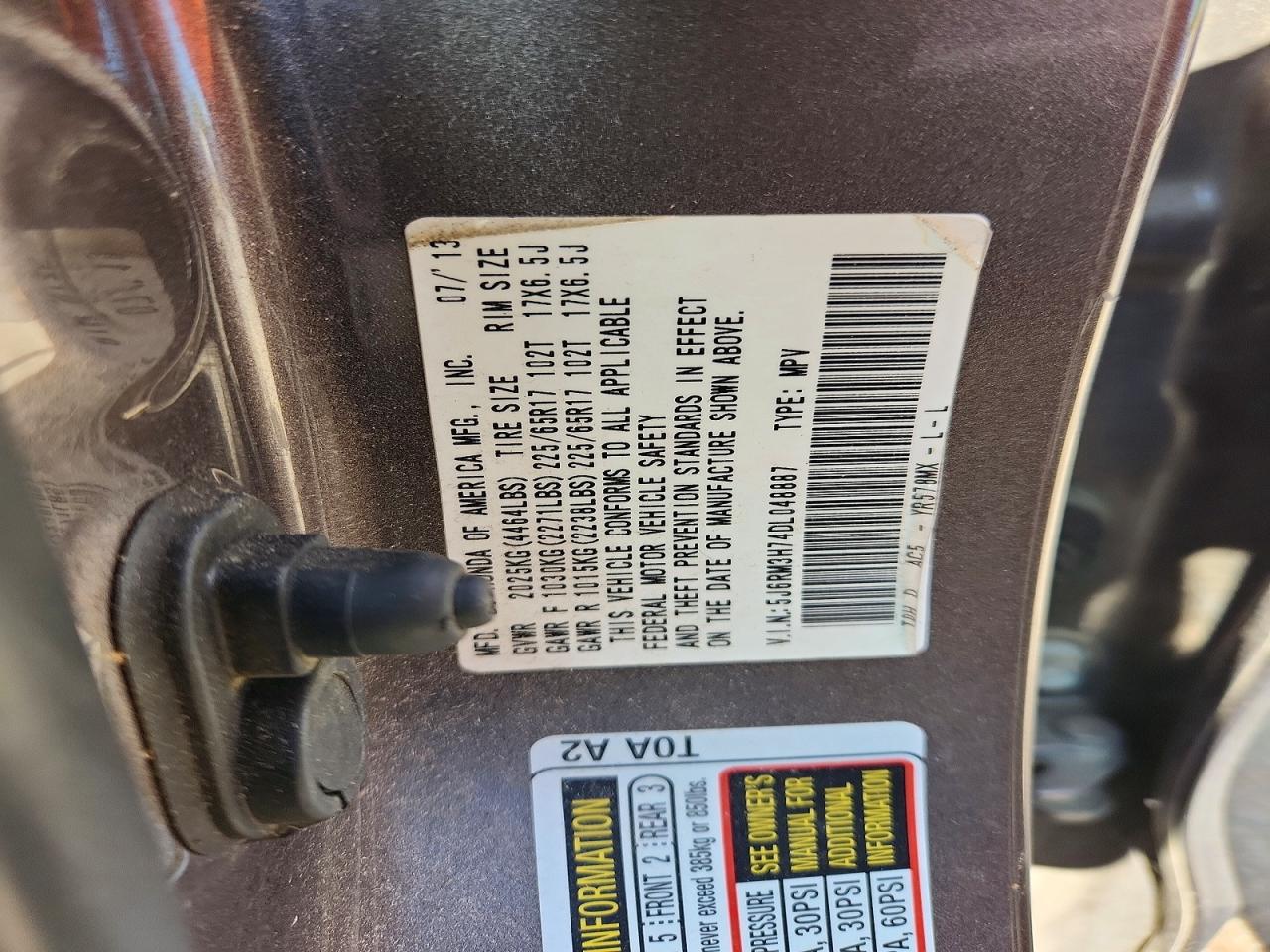 Honda Crv Exl