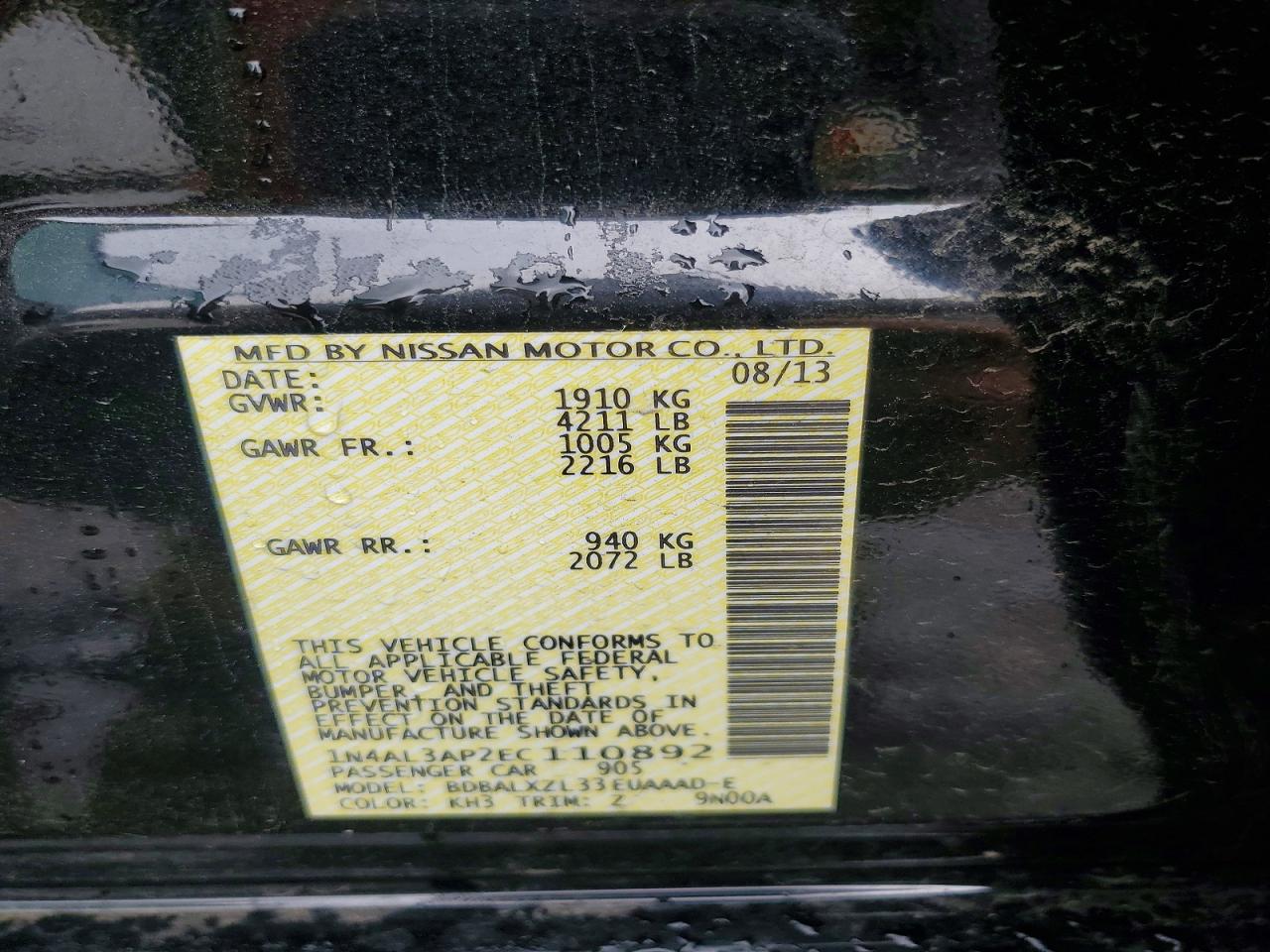 Nissan Altima 2.5 Sl