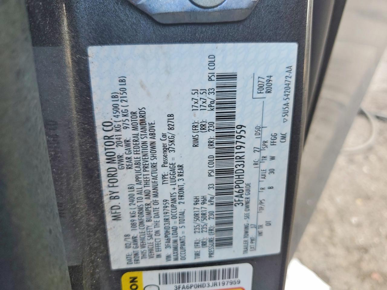 Ford Fusion Se