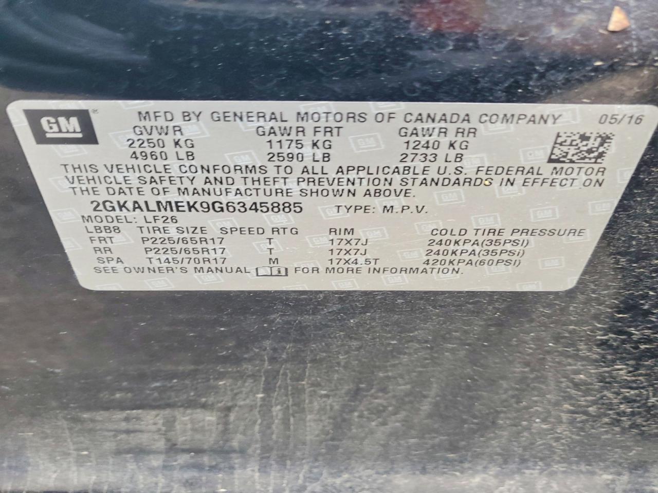 GMC Terrain Sle