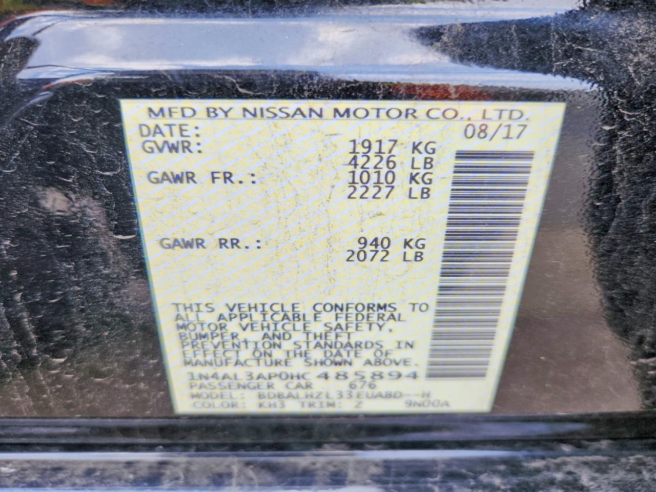 Nissan Altima 2.5 Sr