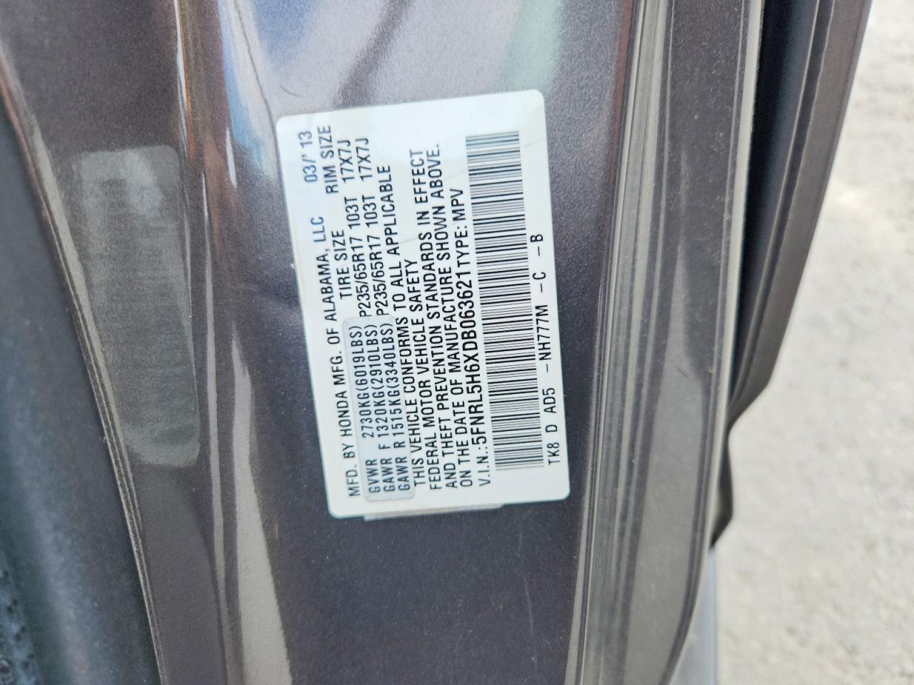 Honda Odyssey Exl