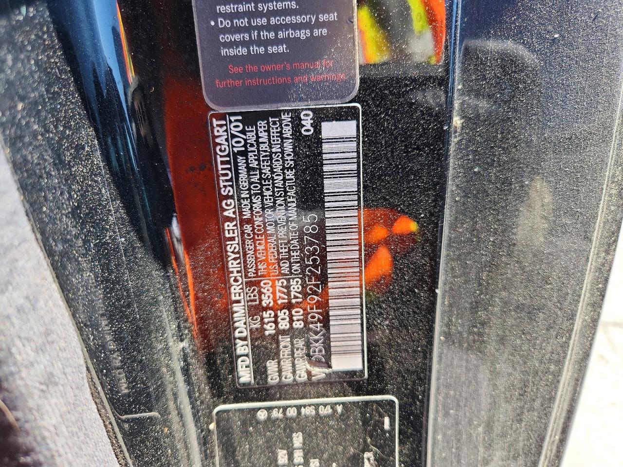 Mercedes-Benz Slk-class 230 Kompressor