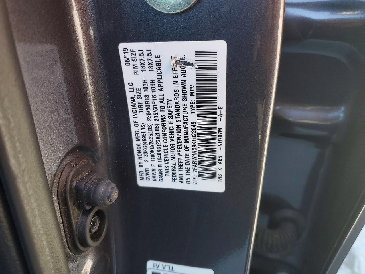 Honda Crv Ex