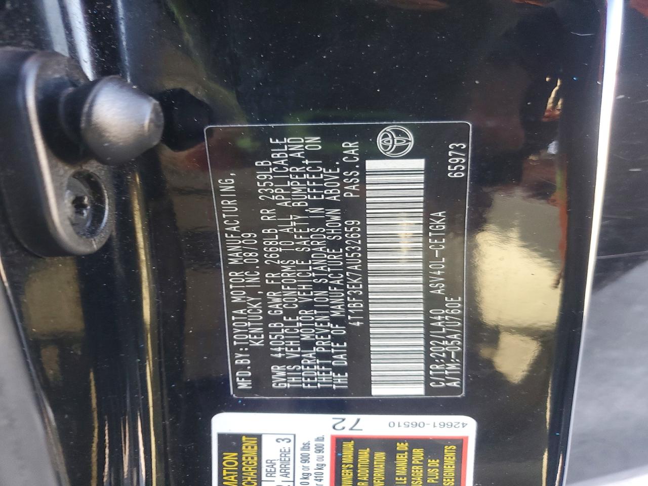 Toyota Camry Xle