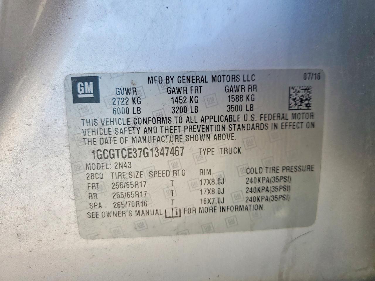Chevrolet Colorado Lt
