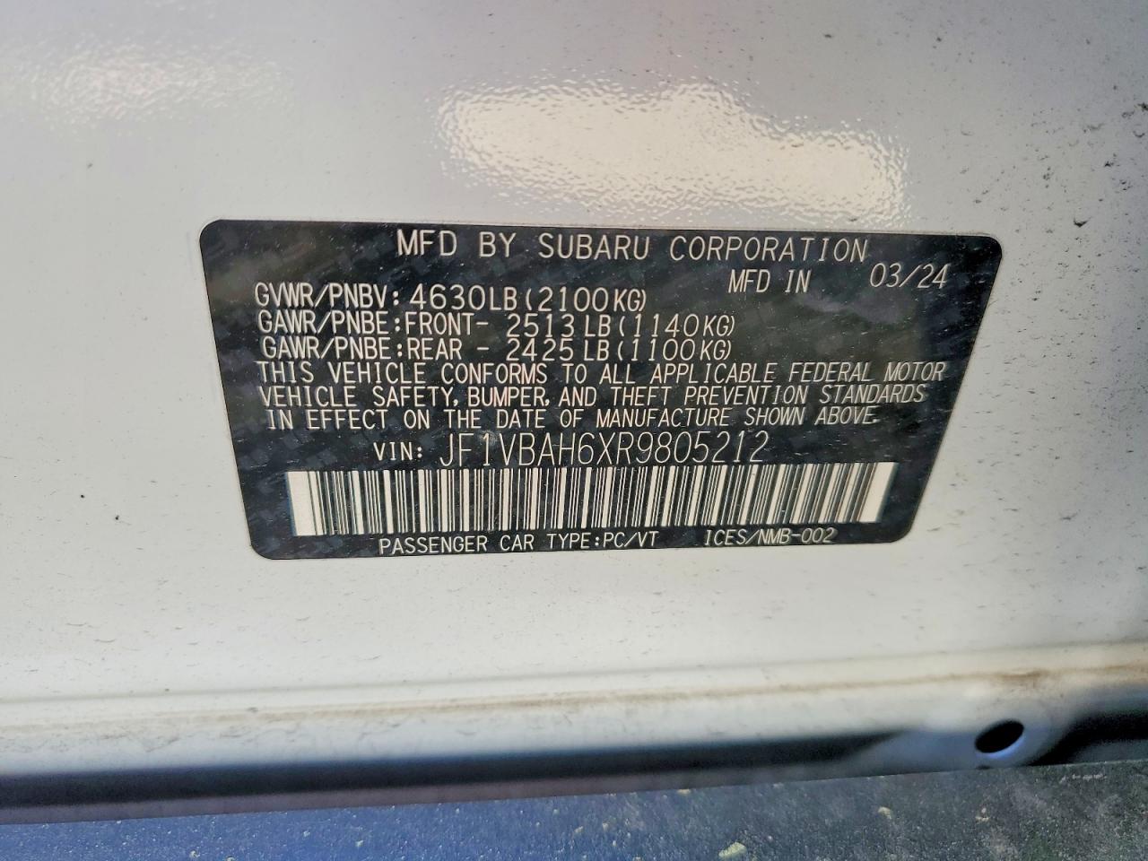Subaru WRX Premium