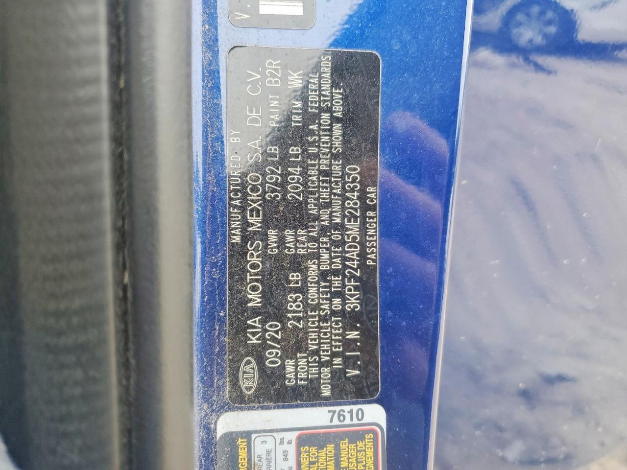 Kia Forte Lxs