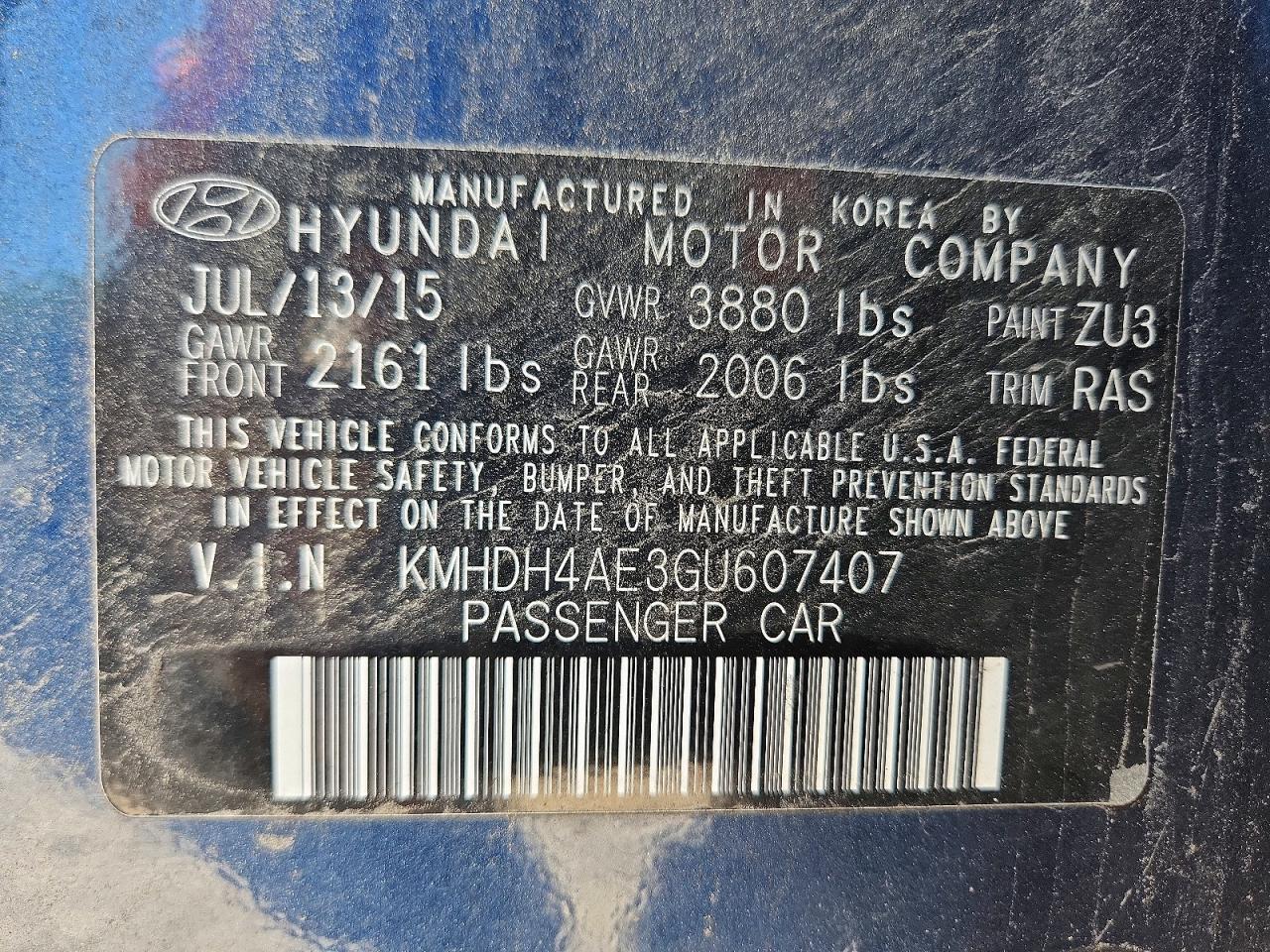 Hyundai ELANTRA Se