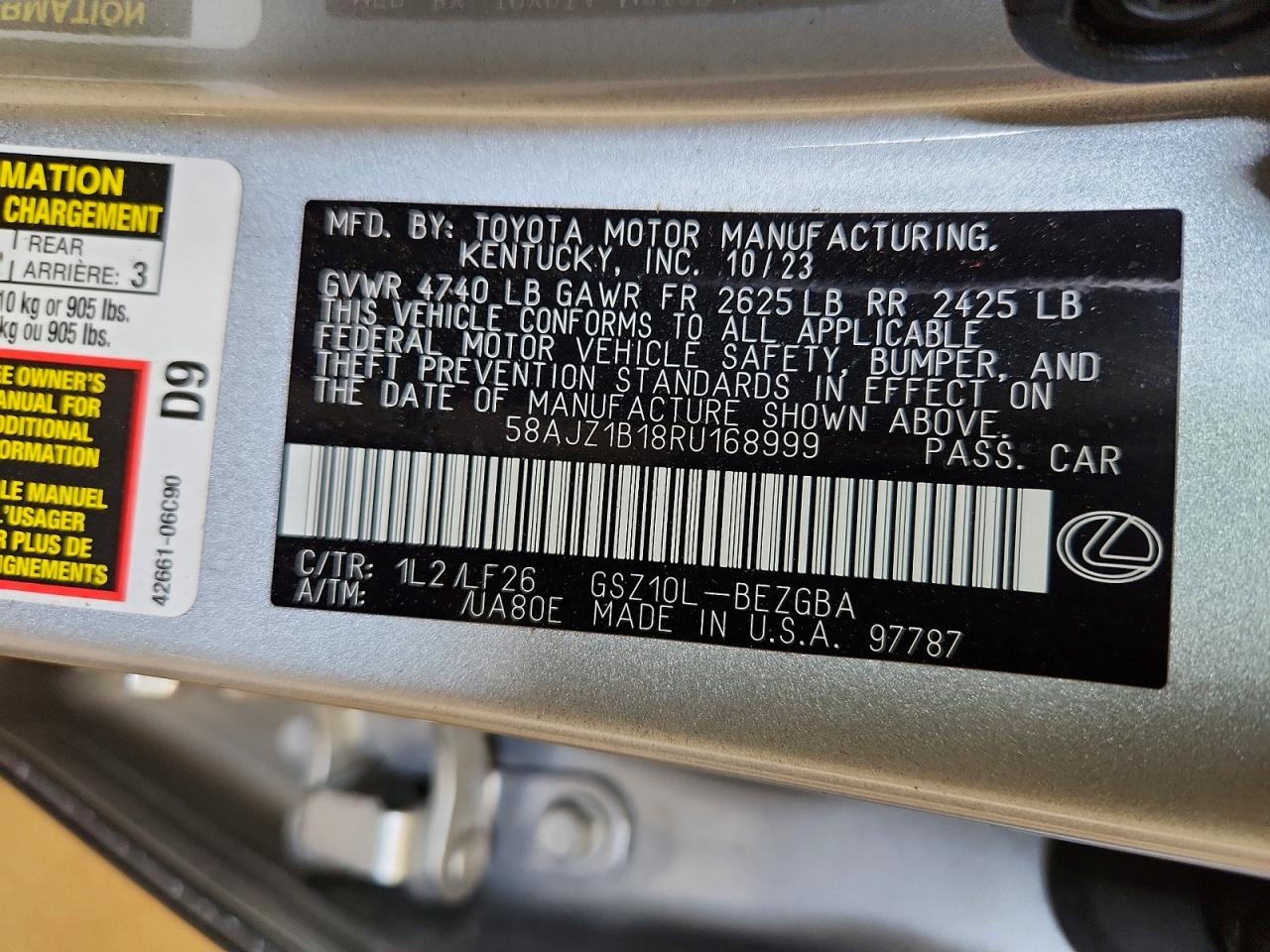 Lexus Es 350 F Sport Handling