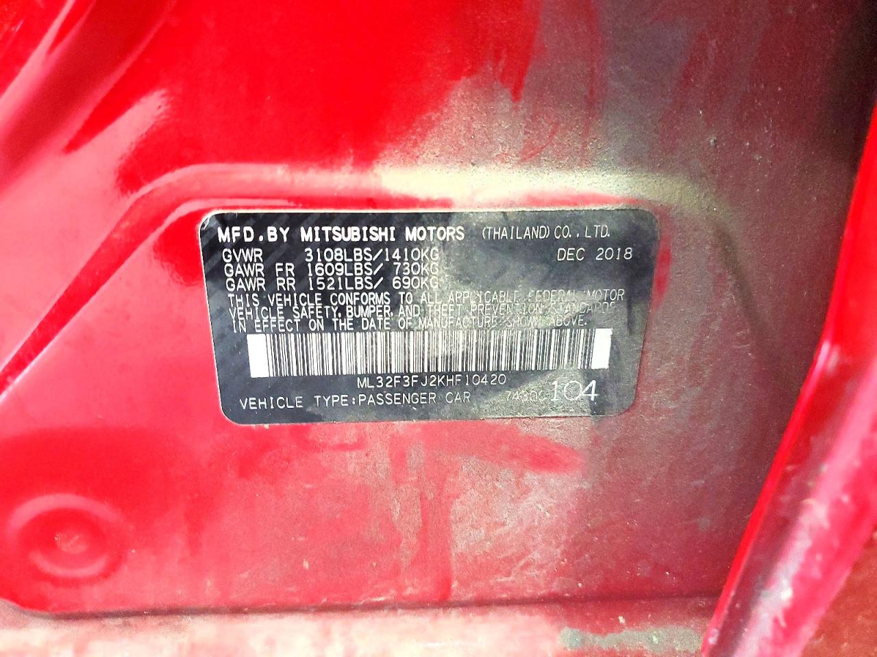 Mitsubishi Mirage G4 Es