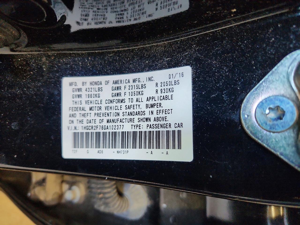 Honda Accord Ex