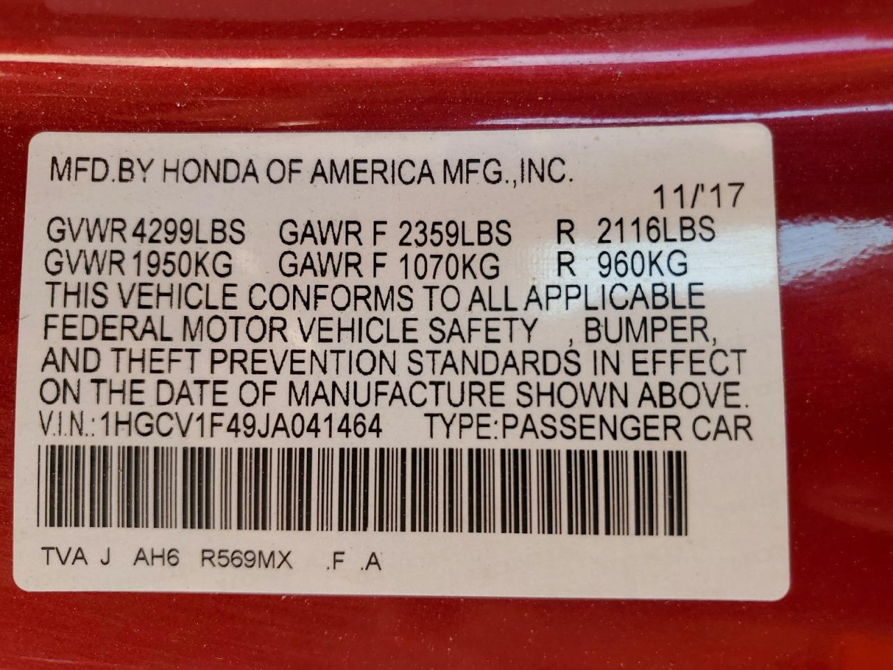 Honda Accord Ex