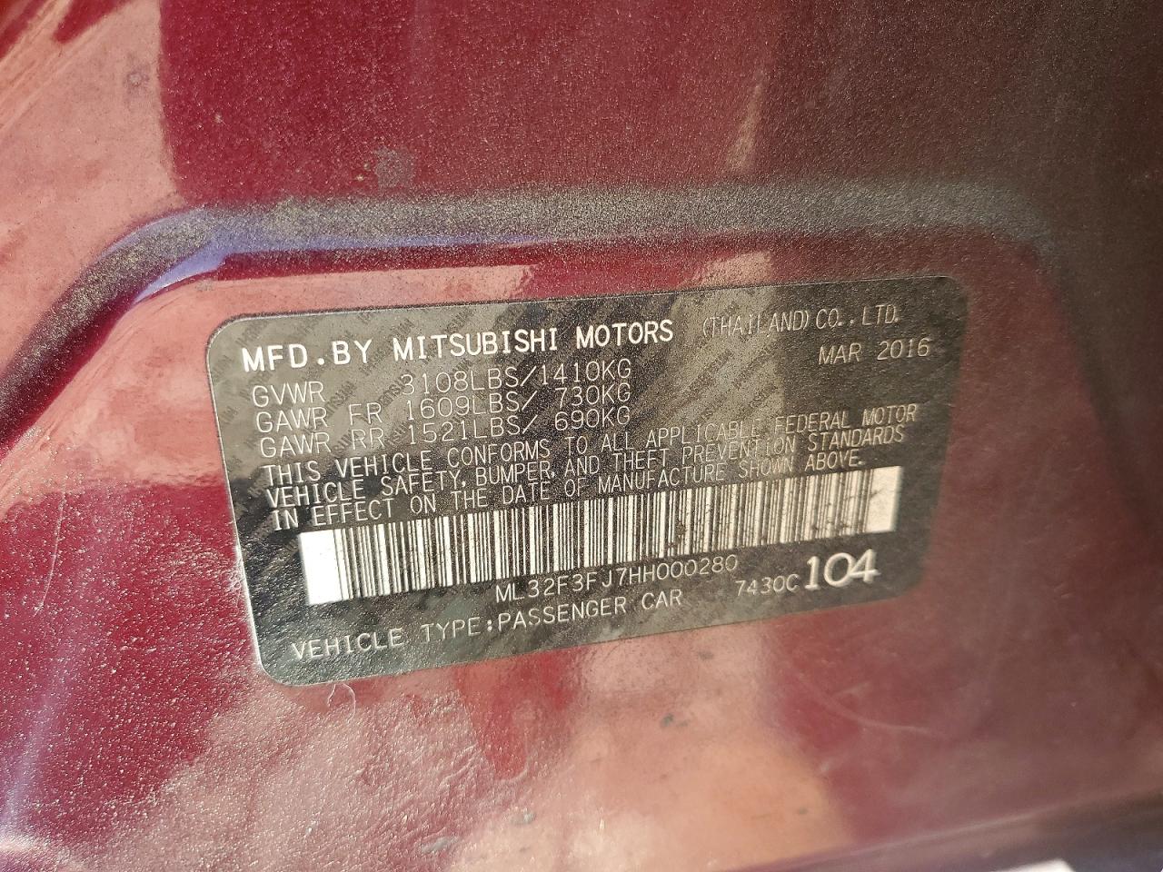 Mitsubishi Mirage G4 Es