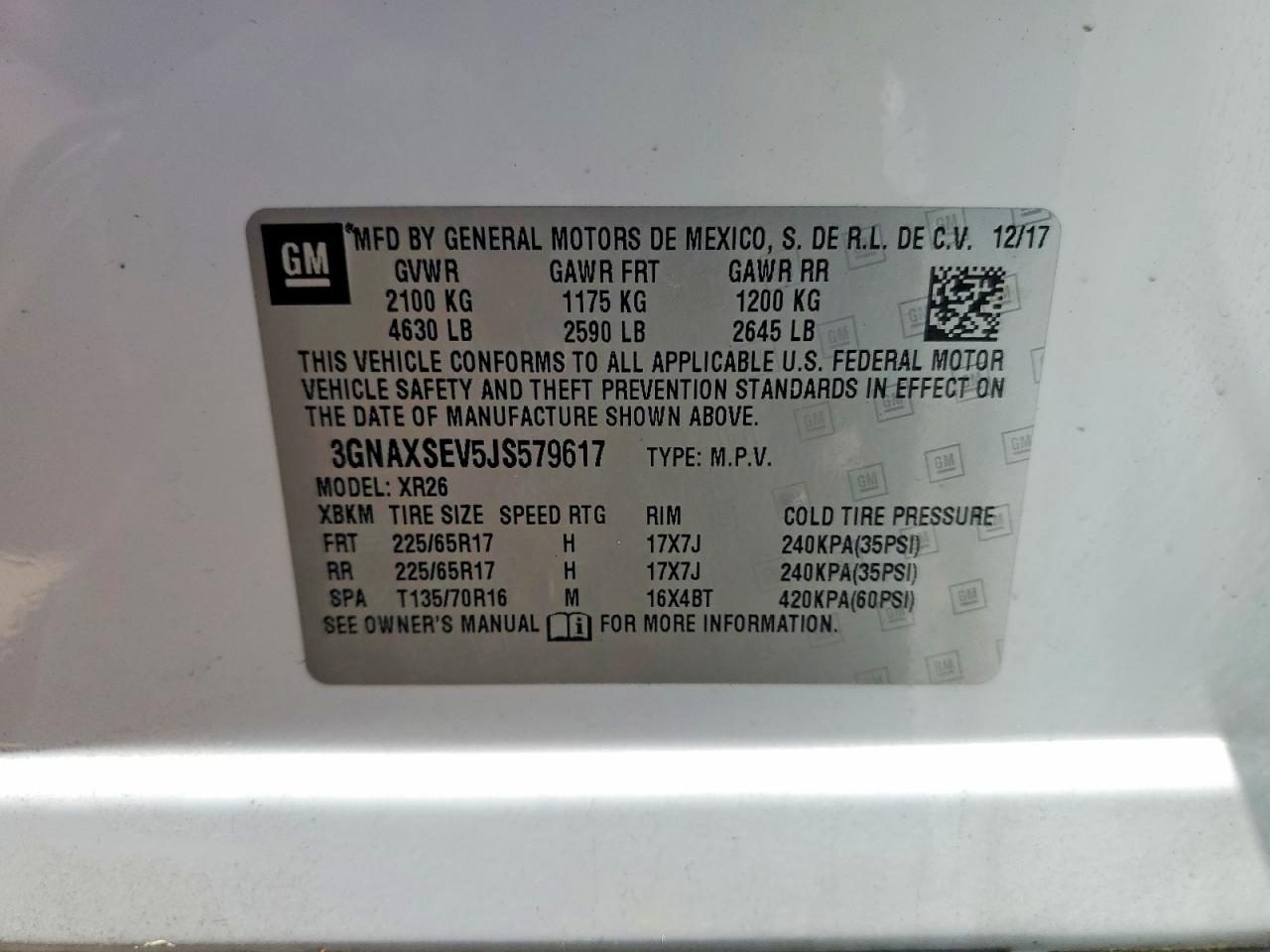 Chevrolet Equinox Lt