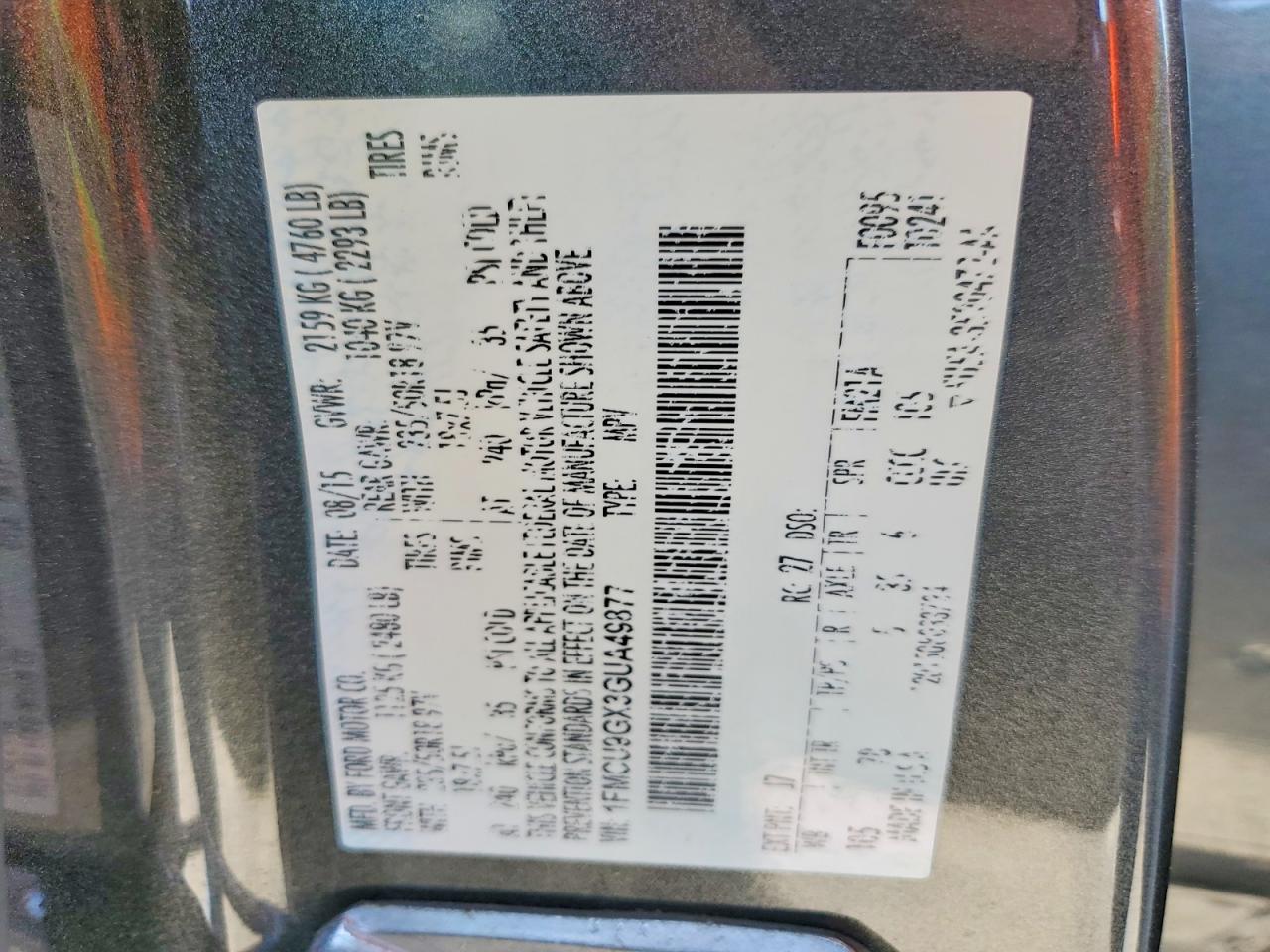 Ford Escape Se