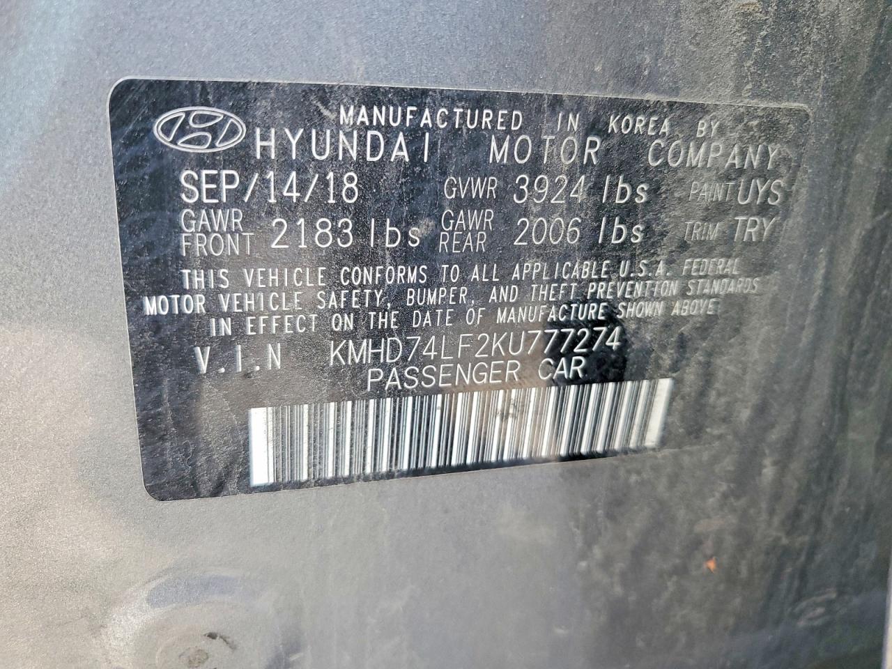 Hyundai ELANTRA Se