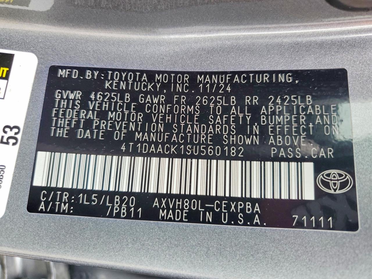 Toyota Camry Xse
