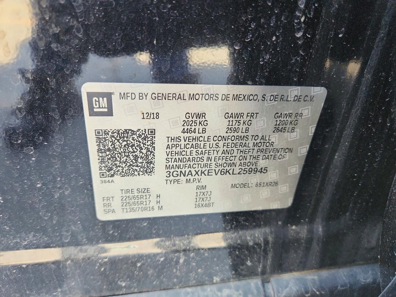 Chevrolet Equinox Lt