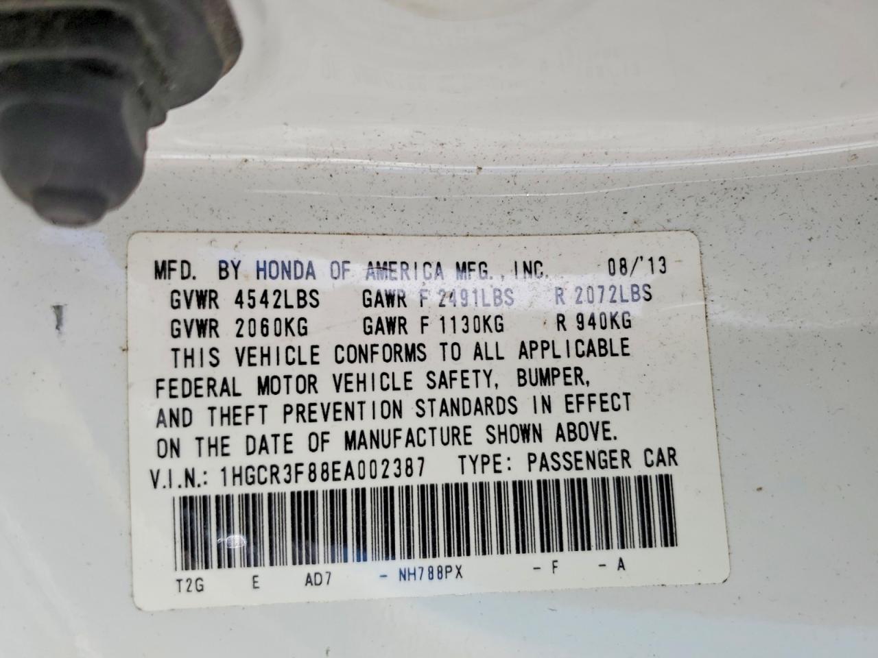 Honda Accord Exl