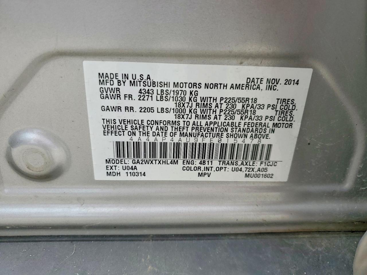 Mitsubishi Outlander Se