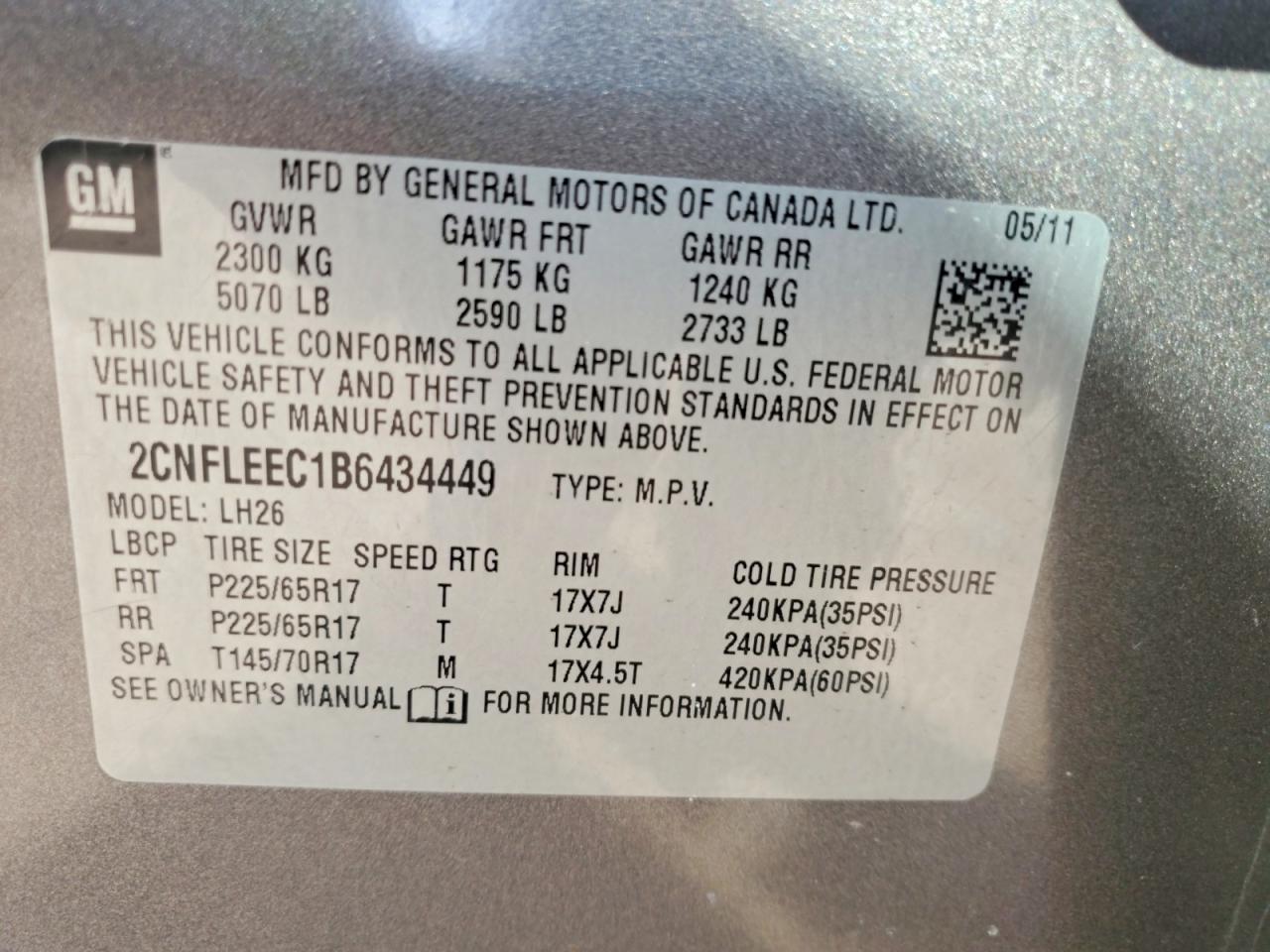 Chevrolet Equinox Lt