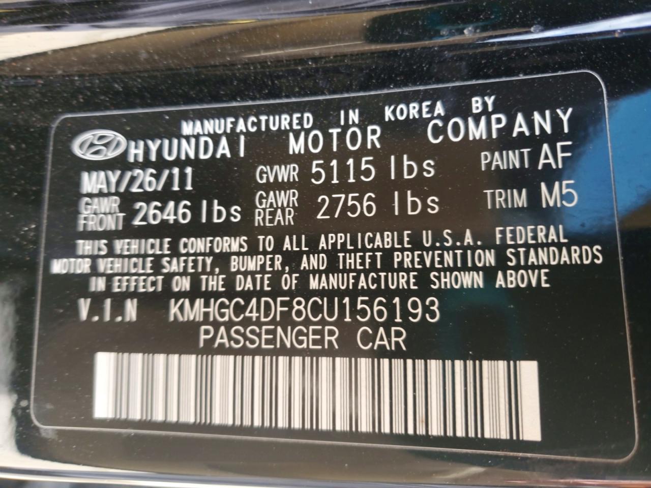 Hyundai Genesis 4.6l