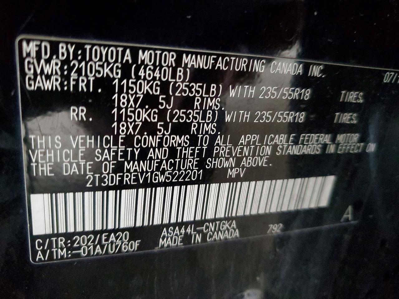 Toyota RAV4 Limited