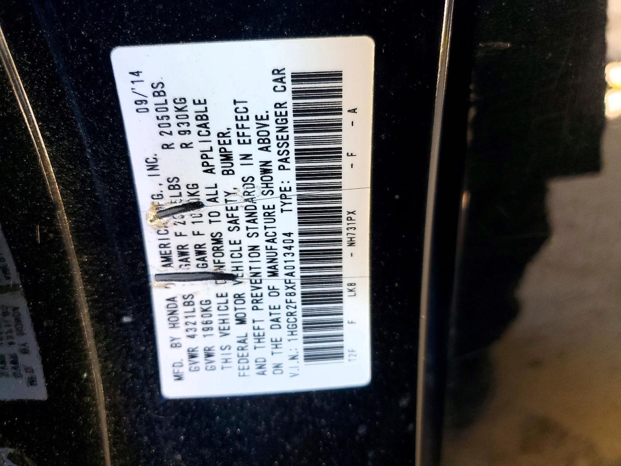 Honda Accord Exl
