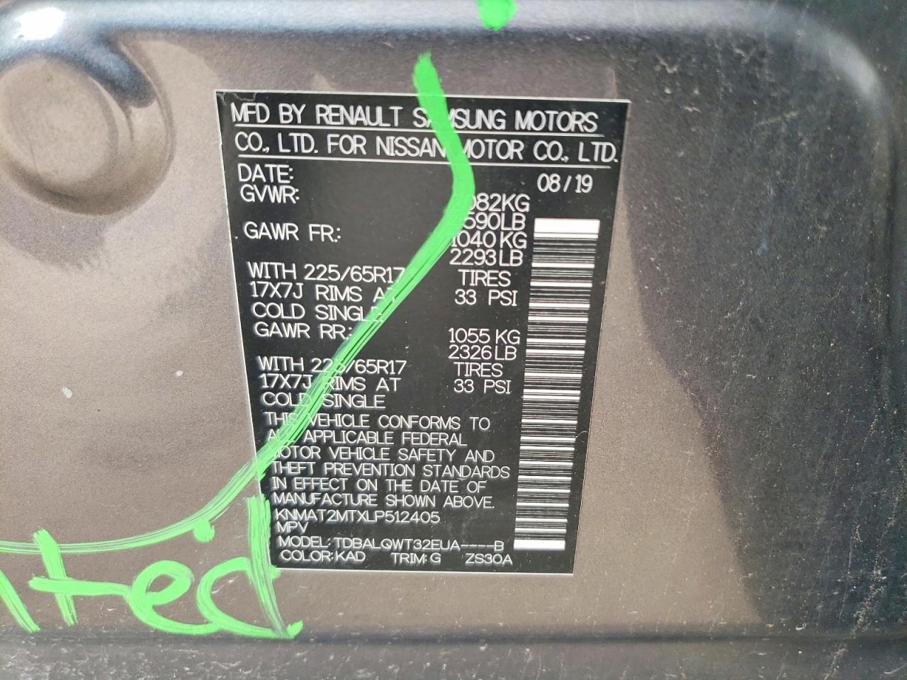 Nissan Rogue Sv