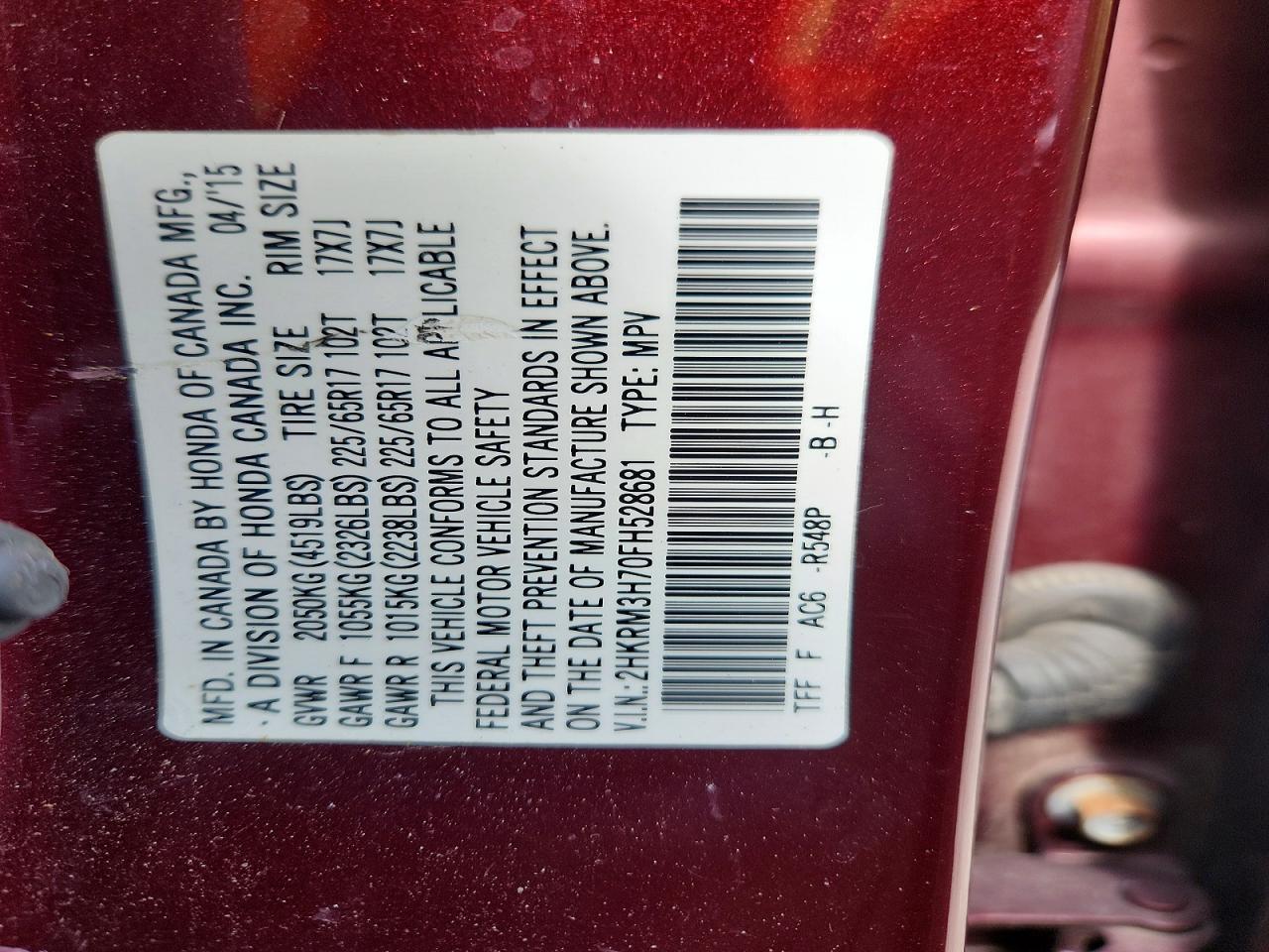 Honda Crv Exl