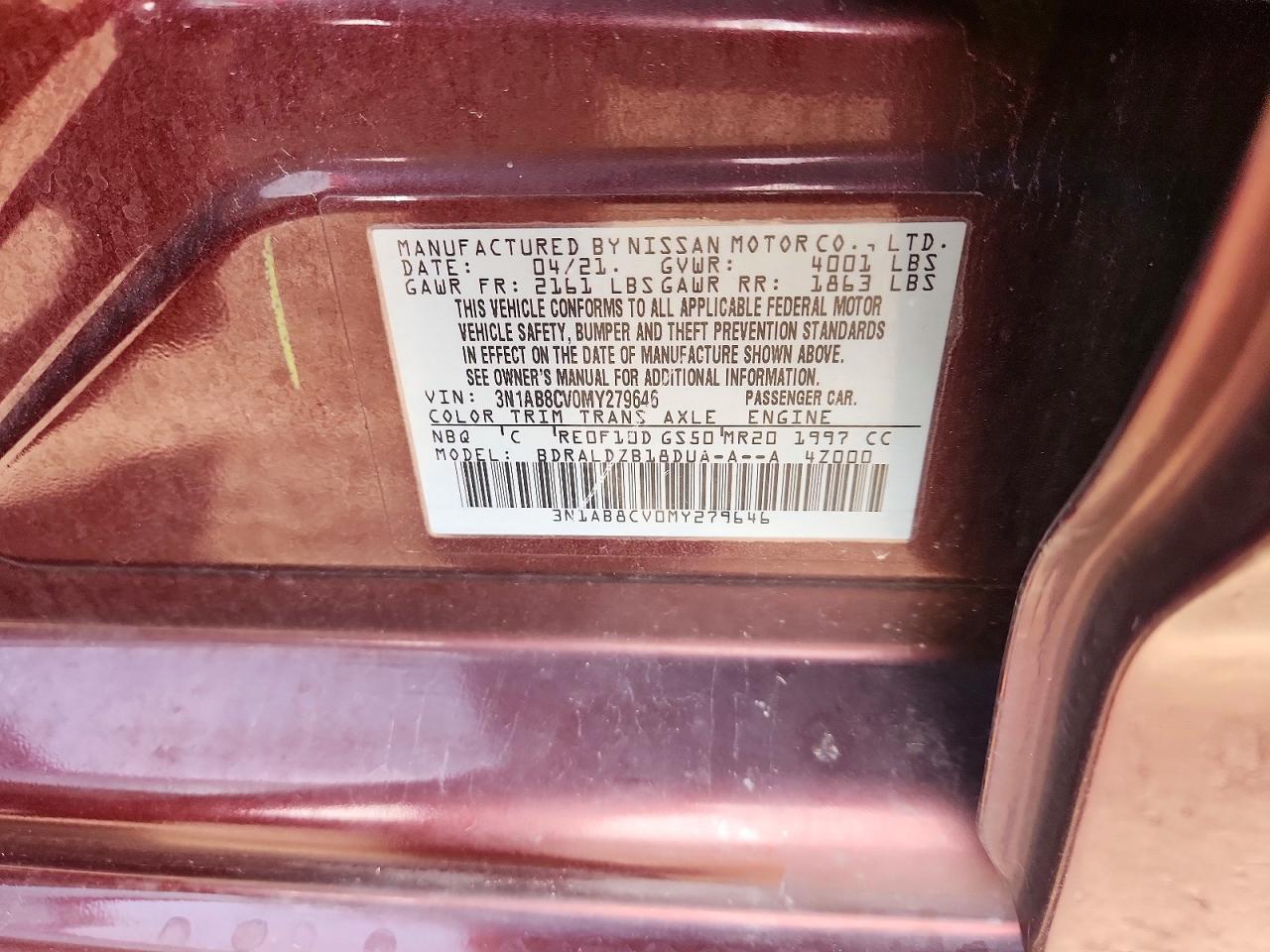 Nissan Sentra Sv
