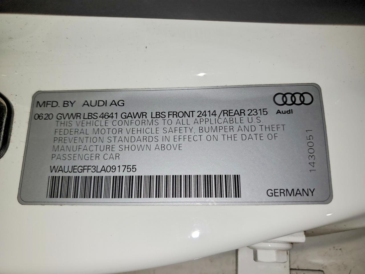 Audi A3 S-line Premium Plus