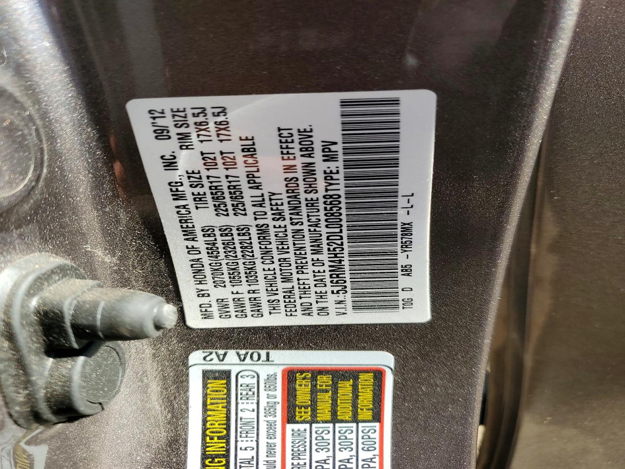 Honda Crv Ex