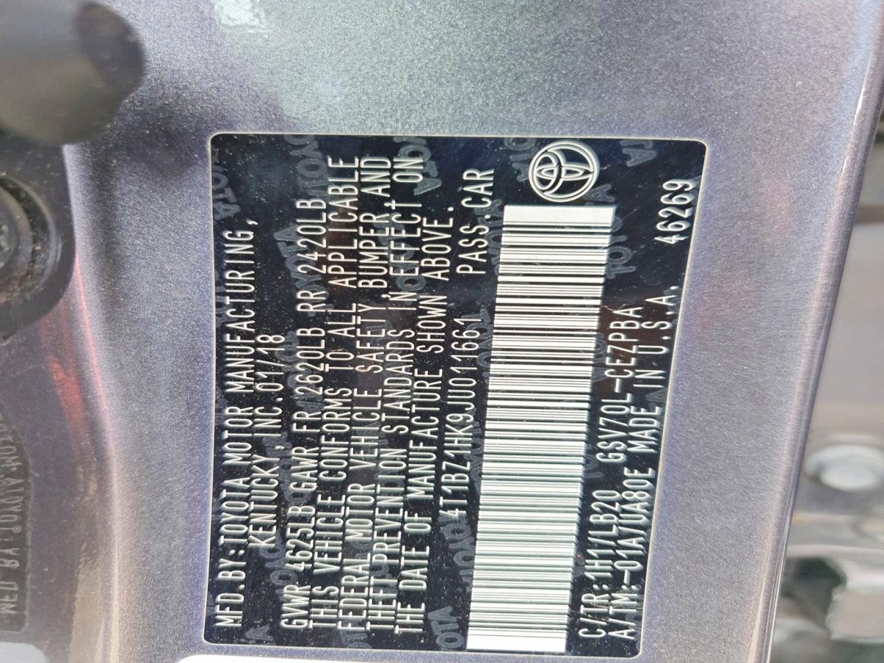 Toyota Camry Xse V6