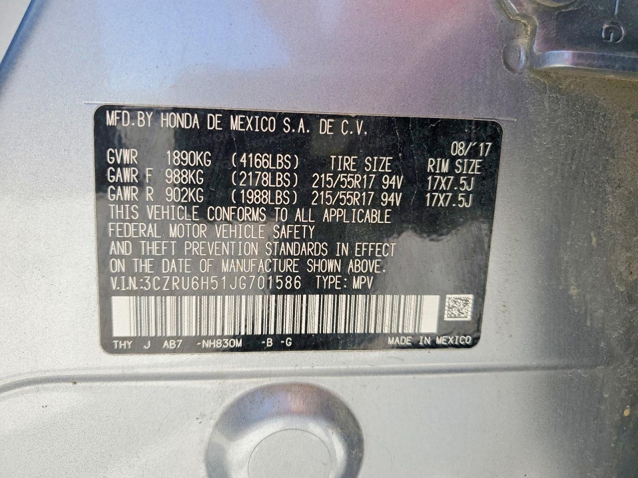 Honda HR-V Ex